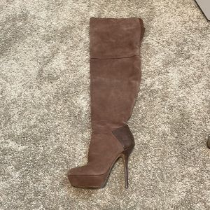 Steve Madden brown over the knee boots